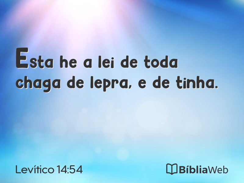 Levítico 14:54 em imagem para compartilhar