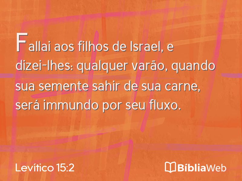Levítico 15:2 em imagem para compartilhar