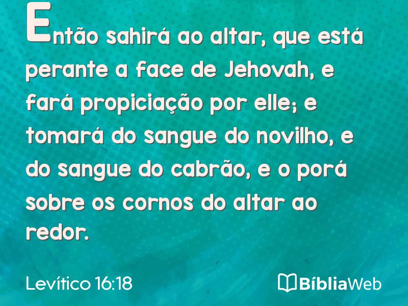 Levítico 16:18 em imagem para compartilhar