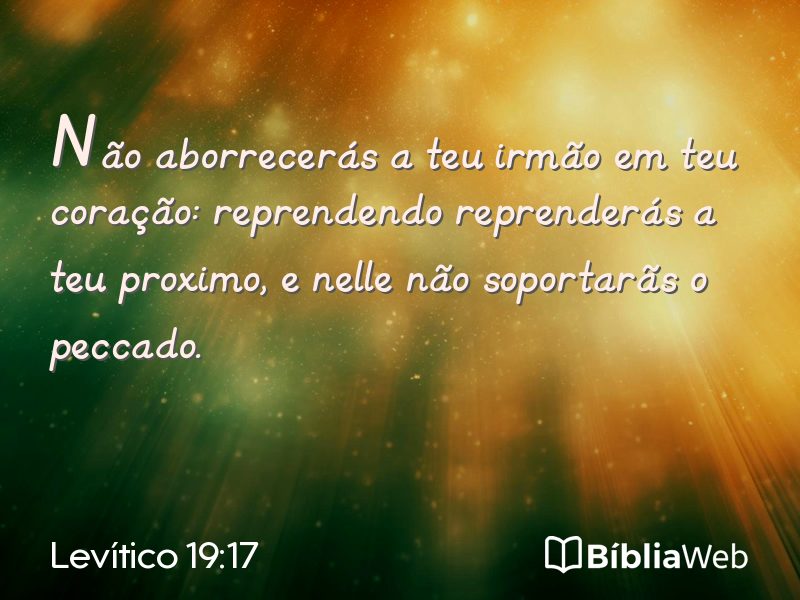 Levítico 19:17 em imagem para compartilhar