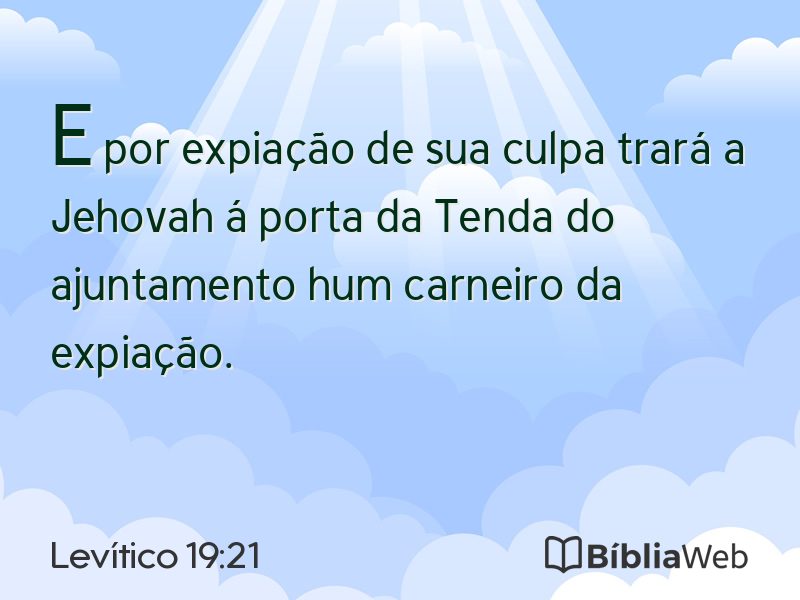 Levítico 19:21 em imagem para compartilhar