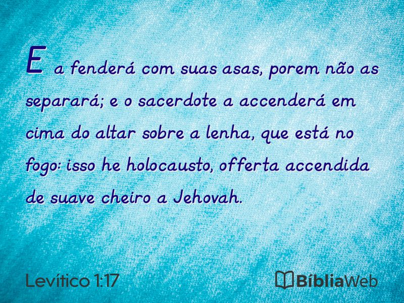 Levítico 1:17 em imagem para compartilhar