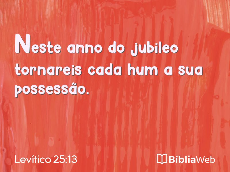 Levítico 25:13 em imagem para compartilhar