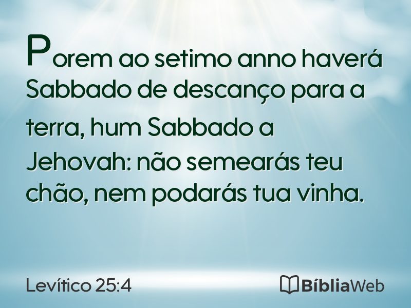 Levítico 25:4 em imagem para compartilhar