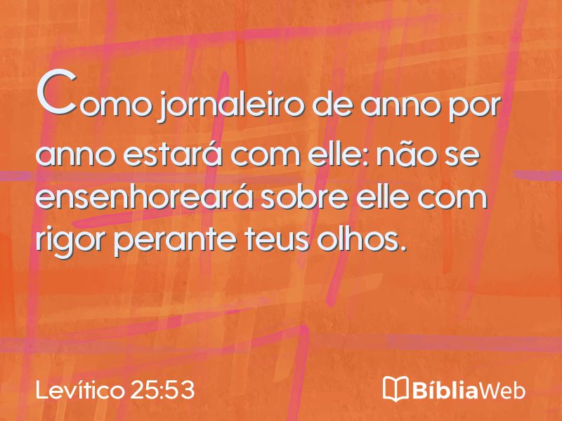 Levítico 25:53 em imagem para compartilhar