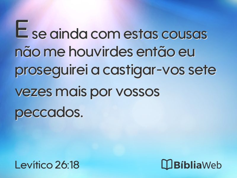 Levítico 26:18 em imagem para compartilhar