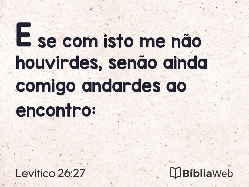 Levítico 26:27 em imagem para compartilhar