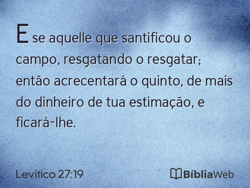 Levítico 27:19 em imagem para compartilhar