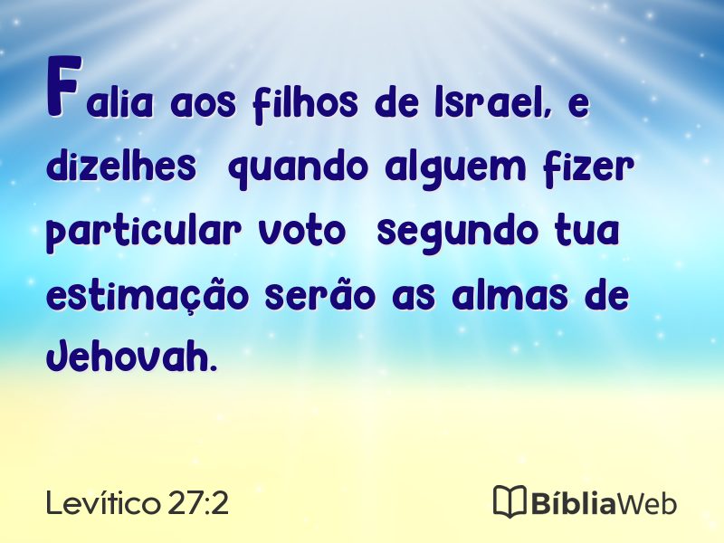 Levítico 27:2 em imagem para compartilhar