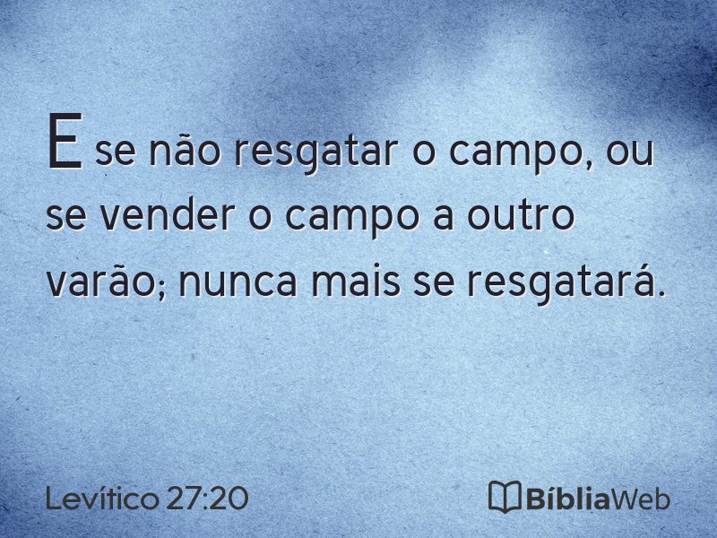 Levítico 27:20 em imagem para compartilhar