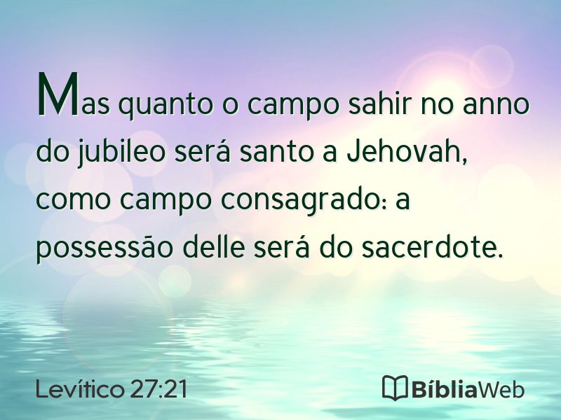 Levítico 27:21 em imagem para compartilhar