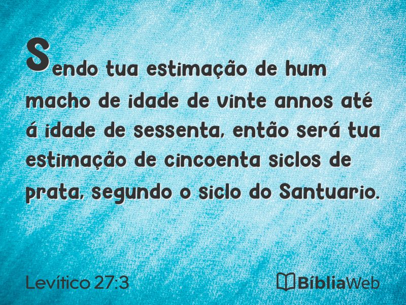 Levítico 27:3 em imagem para compartilhar