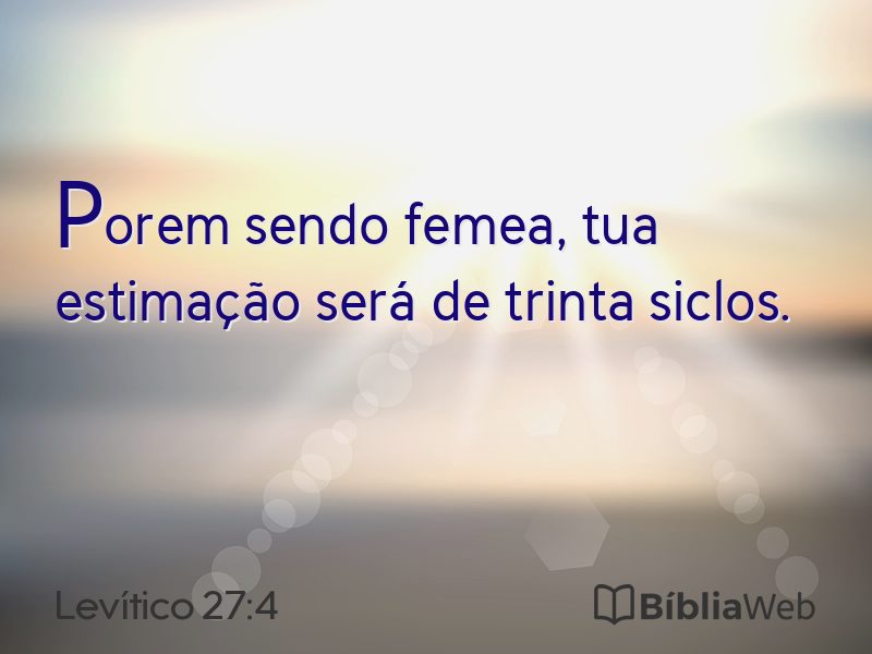 Levítico 27:4 em imagem para compartilhar