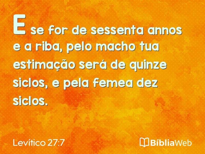 Levítico 27:7 em imagem para compartilhar