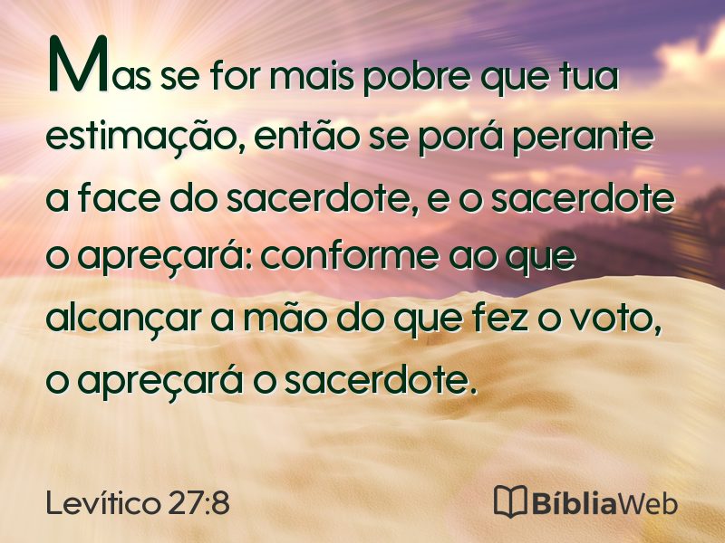 Levítico 27:8 em imagem para compartilhar