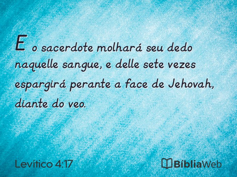 Levítico 4:17 em imagem para compartilhar