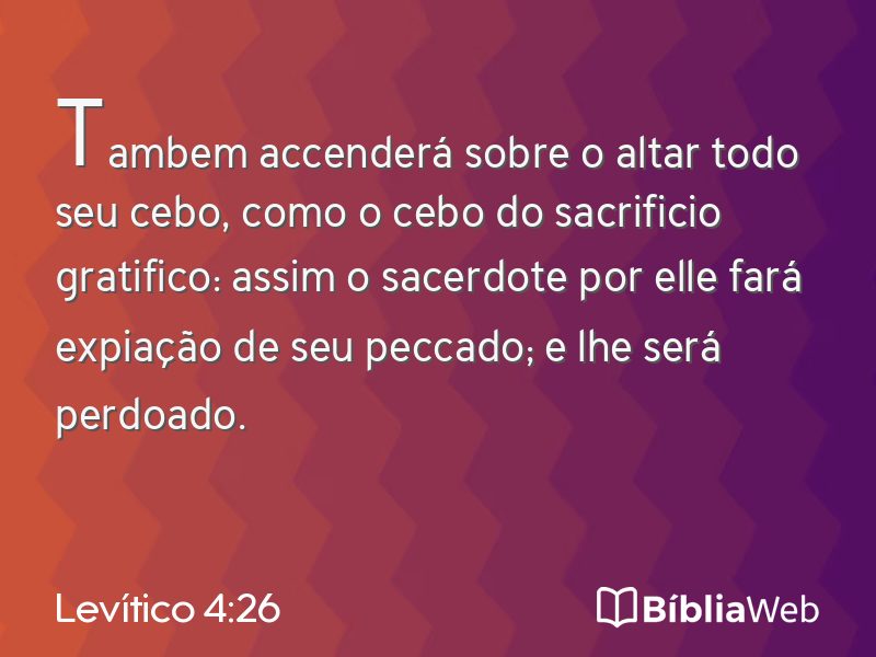 Levítico 4:26 em imagem para compartilhar