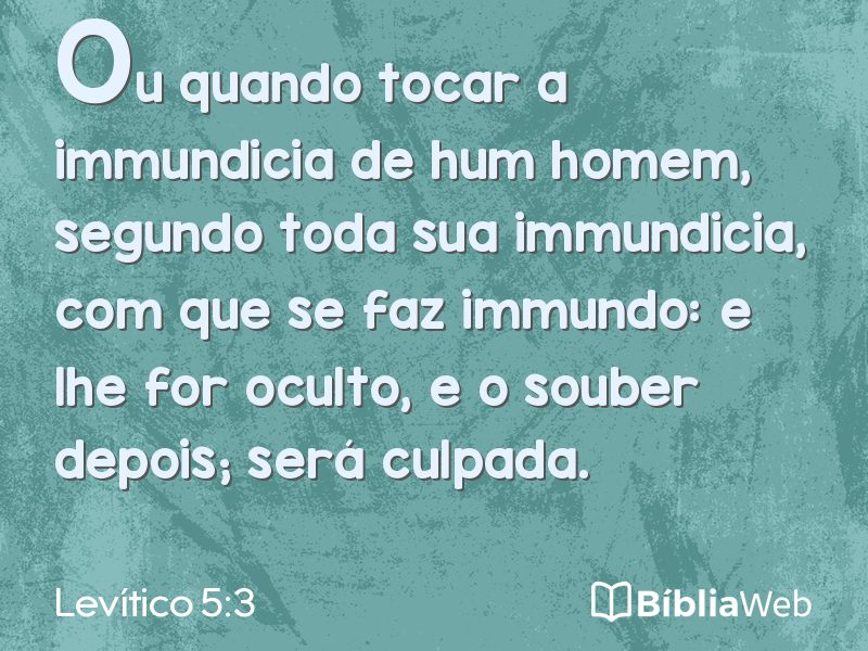 Levítico 5:3 em imagem para compartilhar
