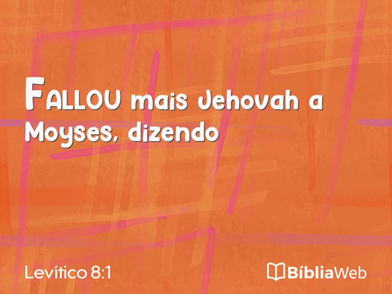 Levítico 8:1 em imagem para compartilhar