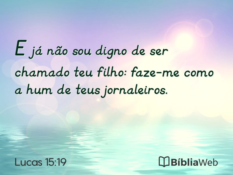 Lucas 15:19 em imagem para compartilhar