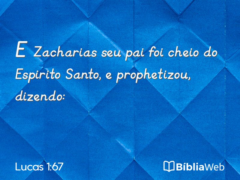 Lucas 1:67 em imagem para compartilhar
