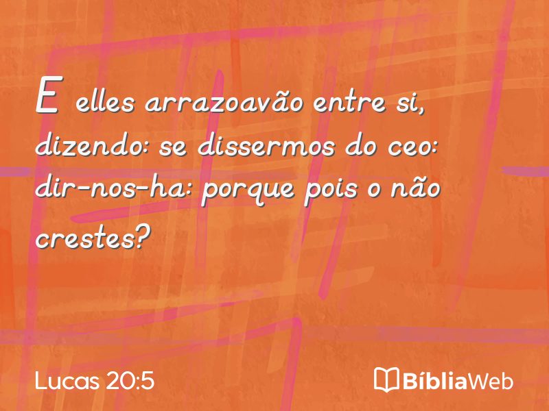 Lucas 20:5 em imagem para compartilhar