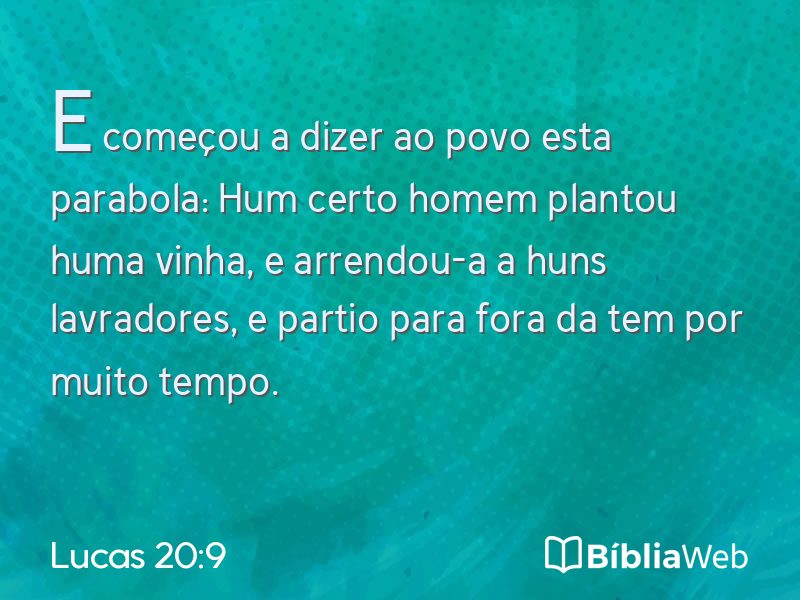 Lucas 20:9 em imagem para compartilhar