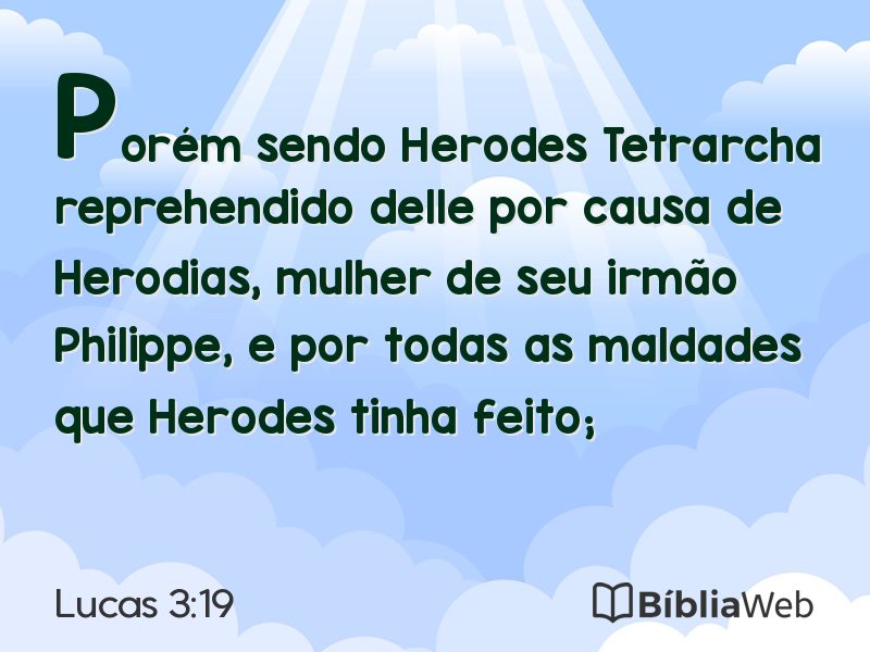 Lucas 3:19 em imagem para compartilhar
