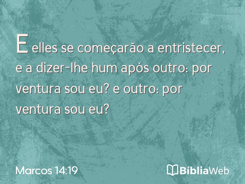 Marcos 14:19 em imagem para compartilhar