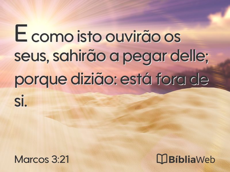 Marcos 3:21 em imagem para compartilhar
