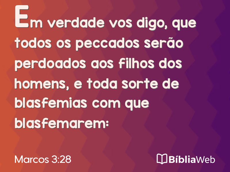 Marcos 3:28 em imagem para compartilhar