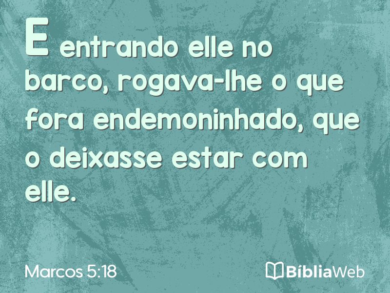 Marcos 5:18 em imagem para compartilhar