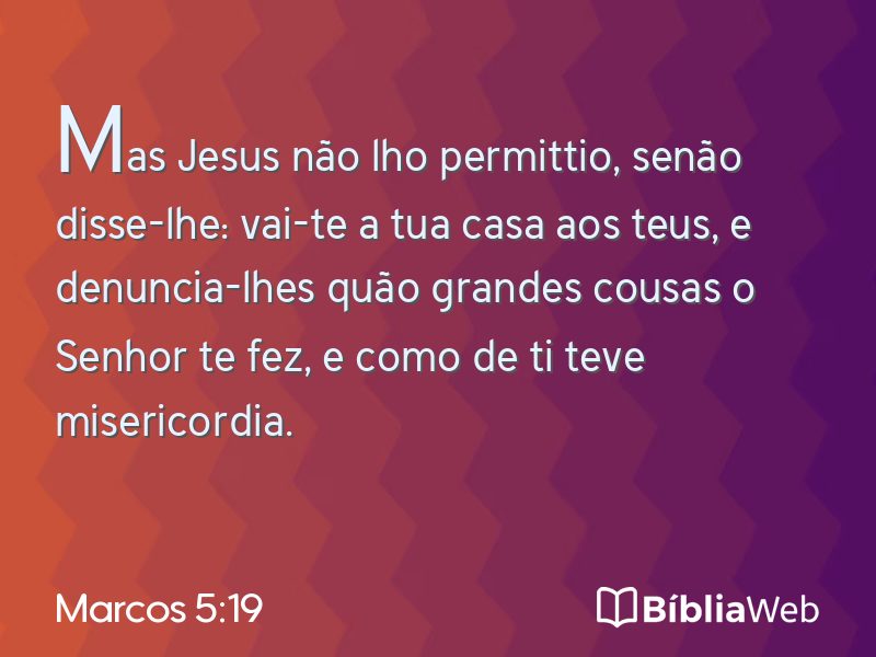 Marcos 5:19 em imagem para compartilhar