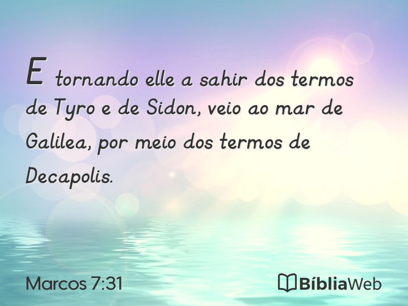 Marcos 7:31 em imagem para compartilhar