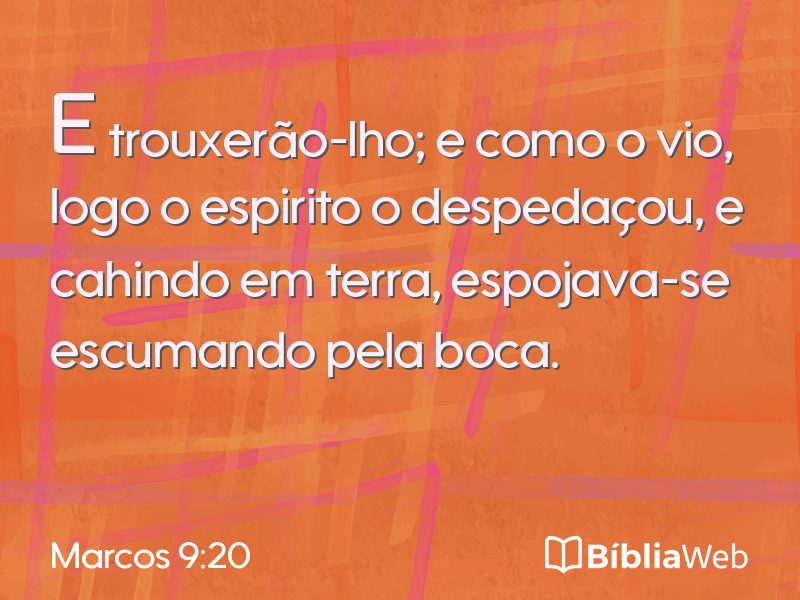 Marcos 9:20 em imagem para compartilhar