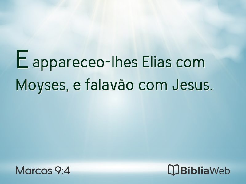 Marcos 9:4 em imagem para compartilhar