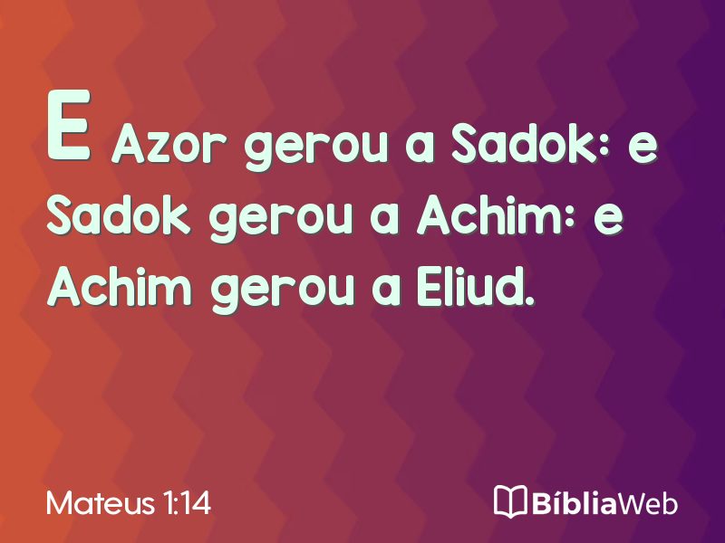 Mateus 1:14 em imagem para compartilhar