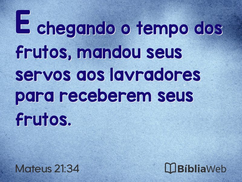 Mateus 21:34 em imagem para compartilhar