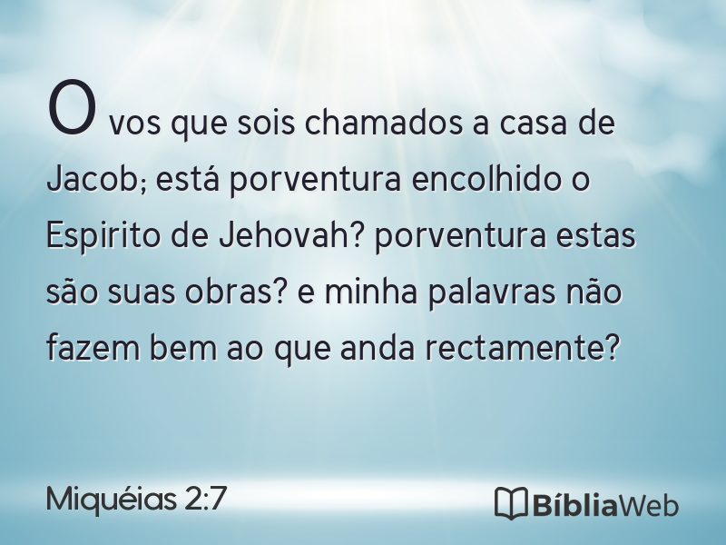 Miquéias 2:7 em imagem para compartilhar