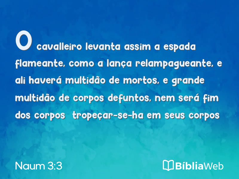 Naum 3:3 em imagem para compartilhar