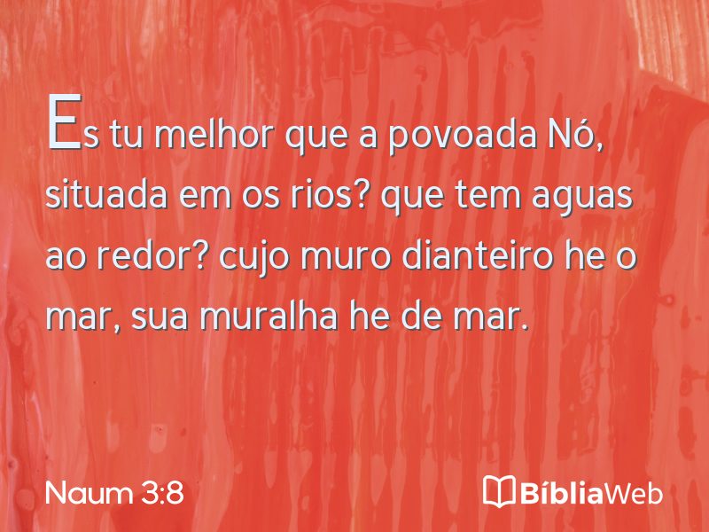 Naum 3:8 em imagem para compartilhar