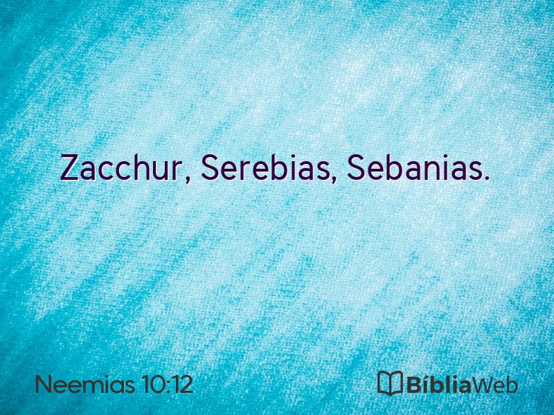 Neemias 10:12 em imagem para compartilhar