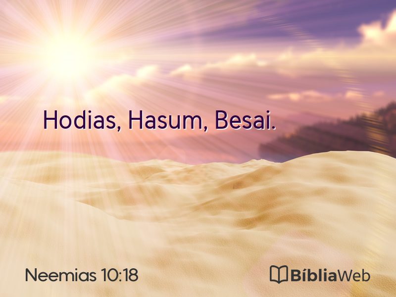 Neemias 10:18 em imagem para compartilhar