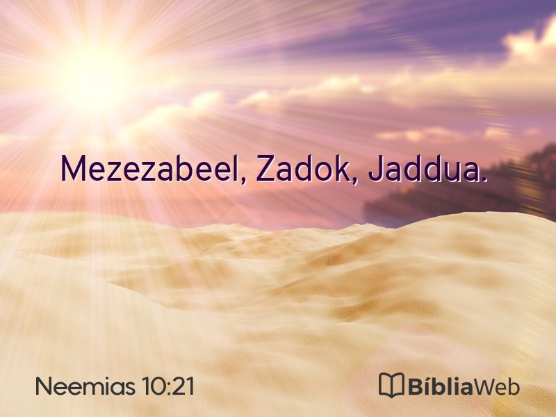 Neemias 10:21 em imagem para compartilhar