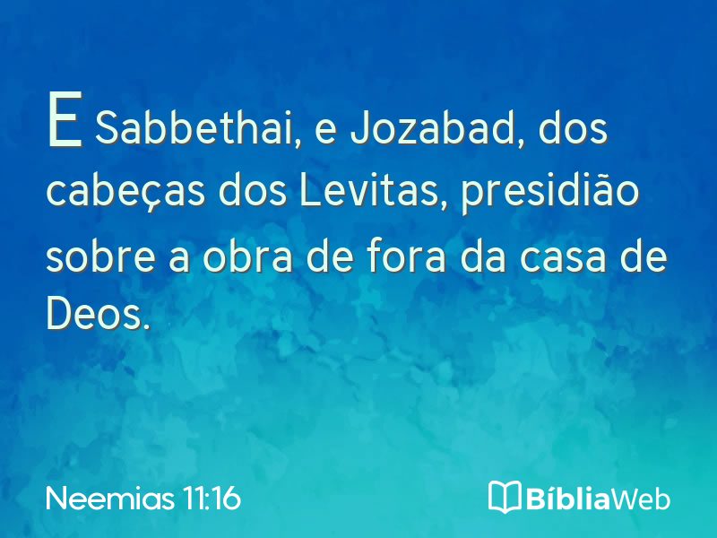 Neemias 11:16 em imagem para compartilhar