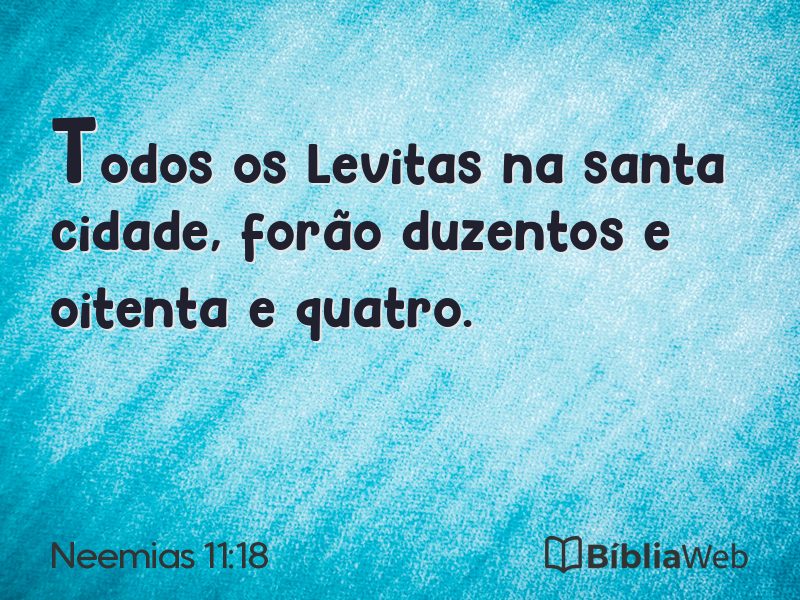 Neemias 11:18 em imagem para compartilhar
