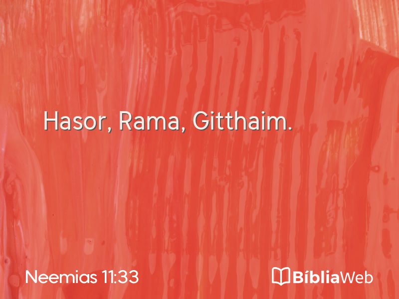 Neemias 11:33 em imagem para compartilhar