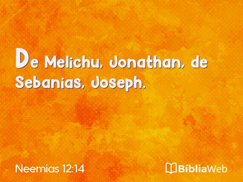 Neemias 12:14 em imagem para compartilhar