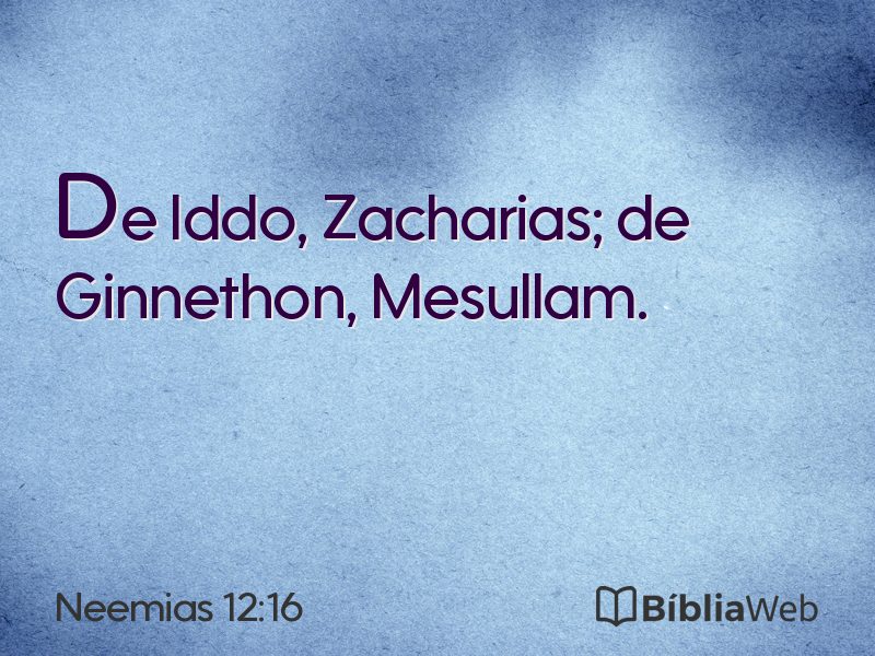 Neemias 12:16 em imagem para compartilhar