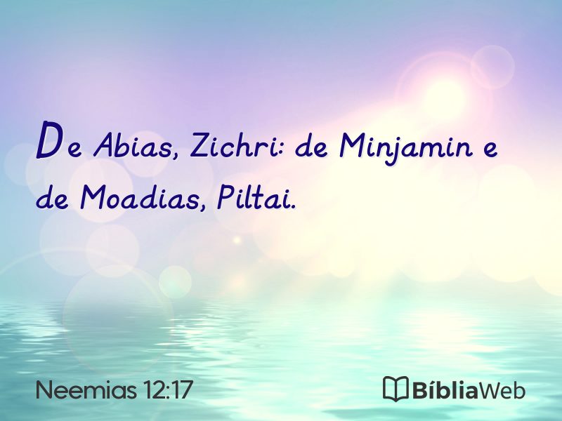Neemias 12:17 em imagem para compartilhar